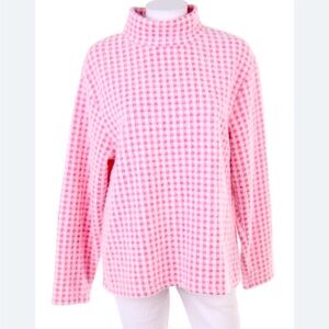 Zara houndstooth turtleneck sweater